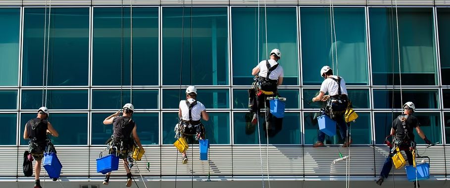 GlassTech Professional Window Cleaning professional team of window cleaners